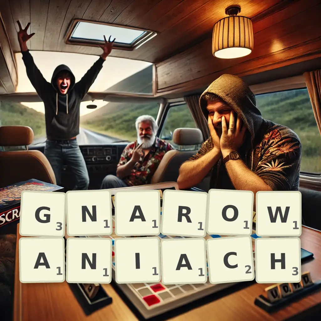 Słowa z liter GNAROWANIACH