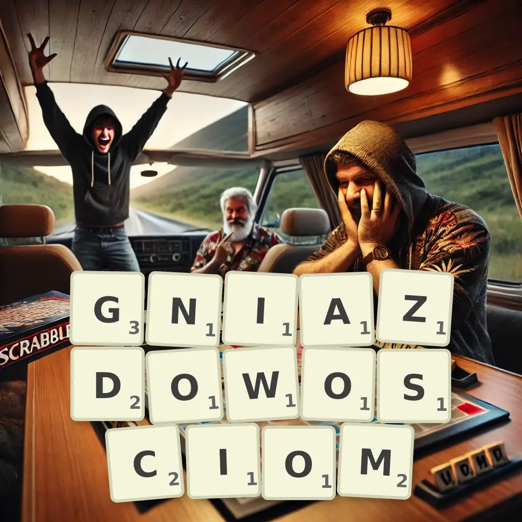 Słowa z liter GNIAZDOWOŚCIOM