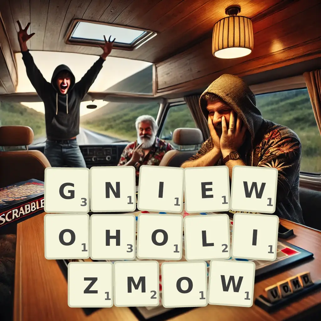 Słowa z liter GNIEWOHOLIZMÓW