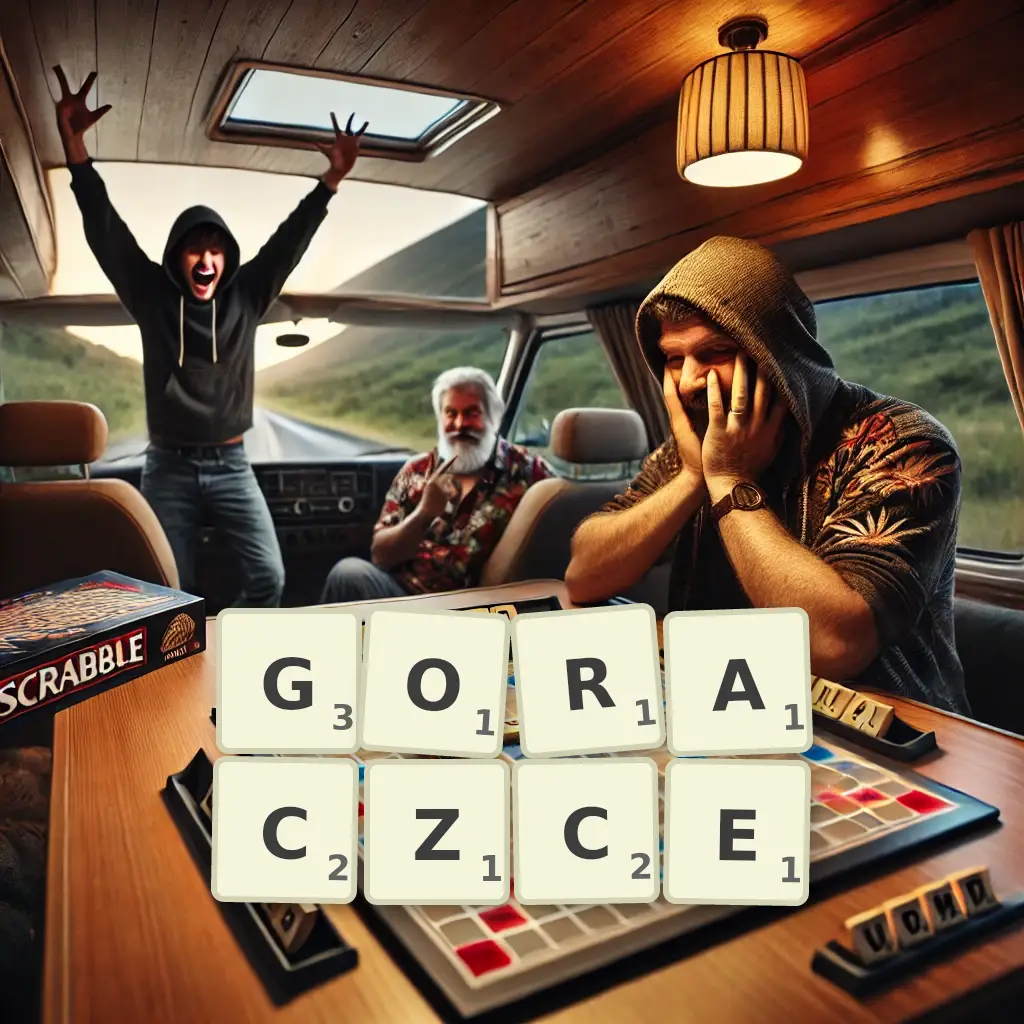 Słowa z liter GORĄCZCE