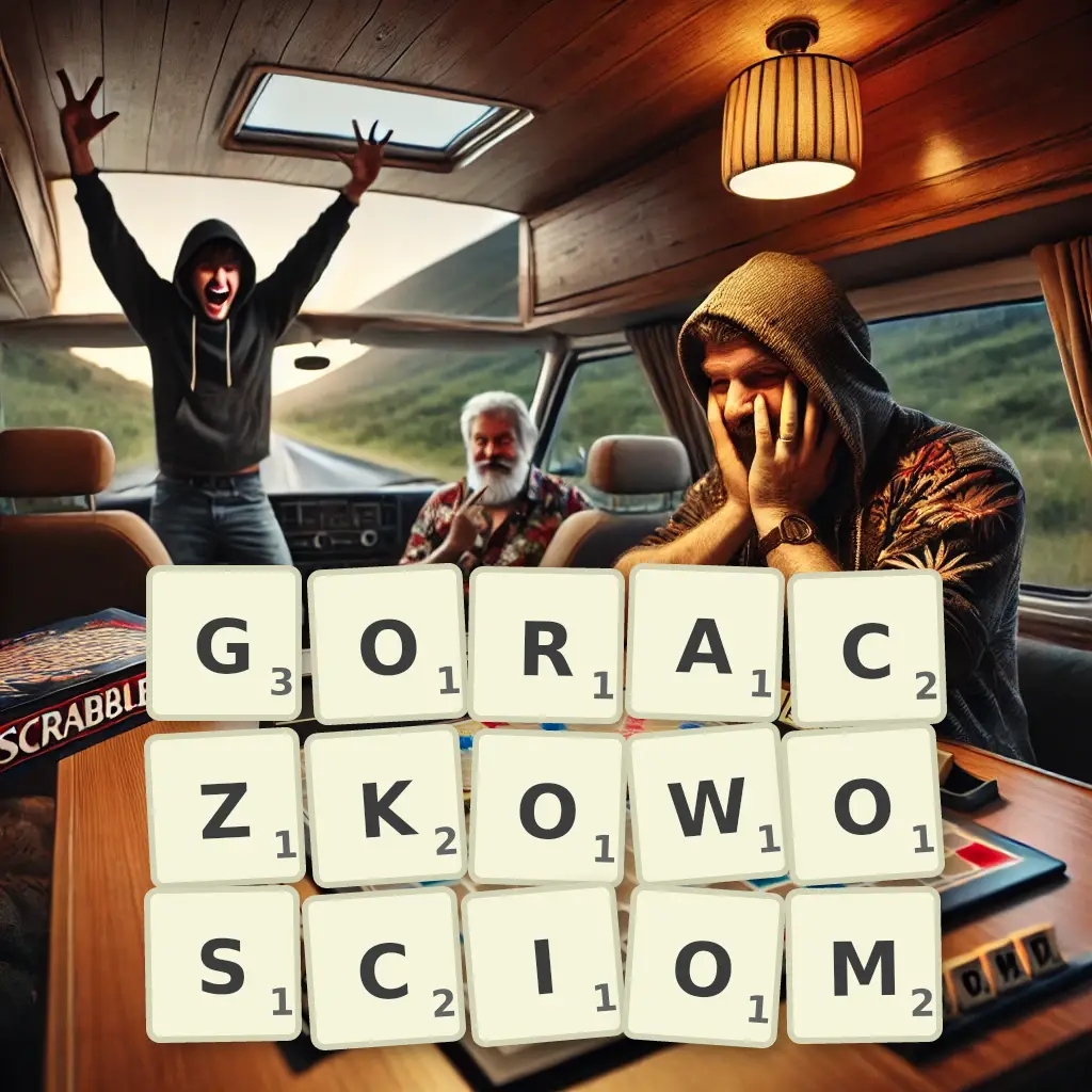 Słowa z liter GORĄCZKOWOŚCIOM