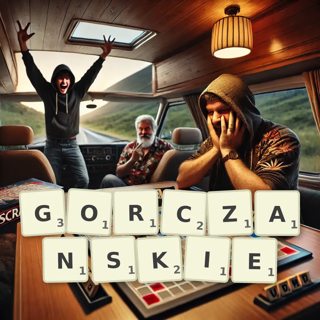 Słowa z liter GORCZAŃSKIE