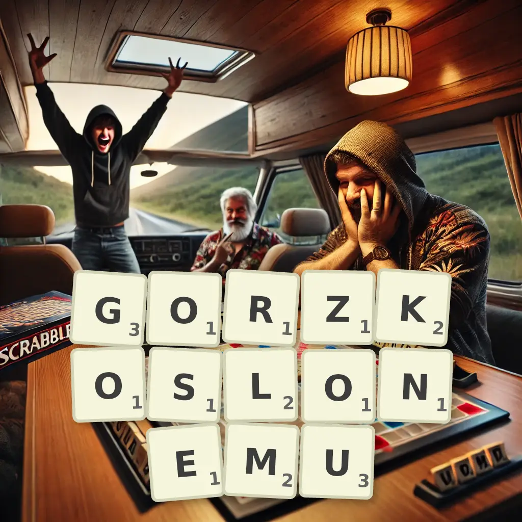 Słowa z liter GORZKOSŁONEMU