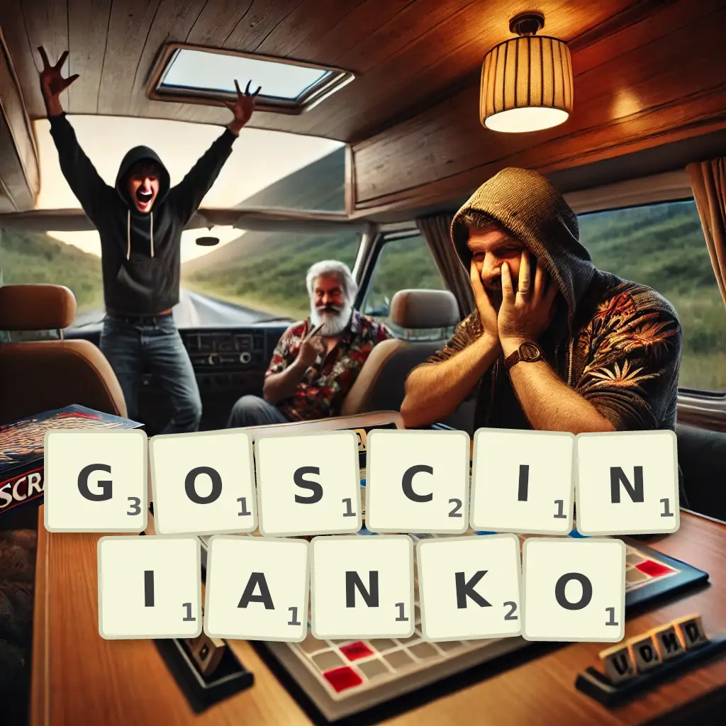 Słowa z liter GOŚCINIANKO