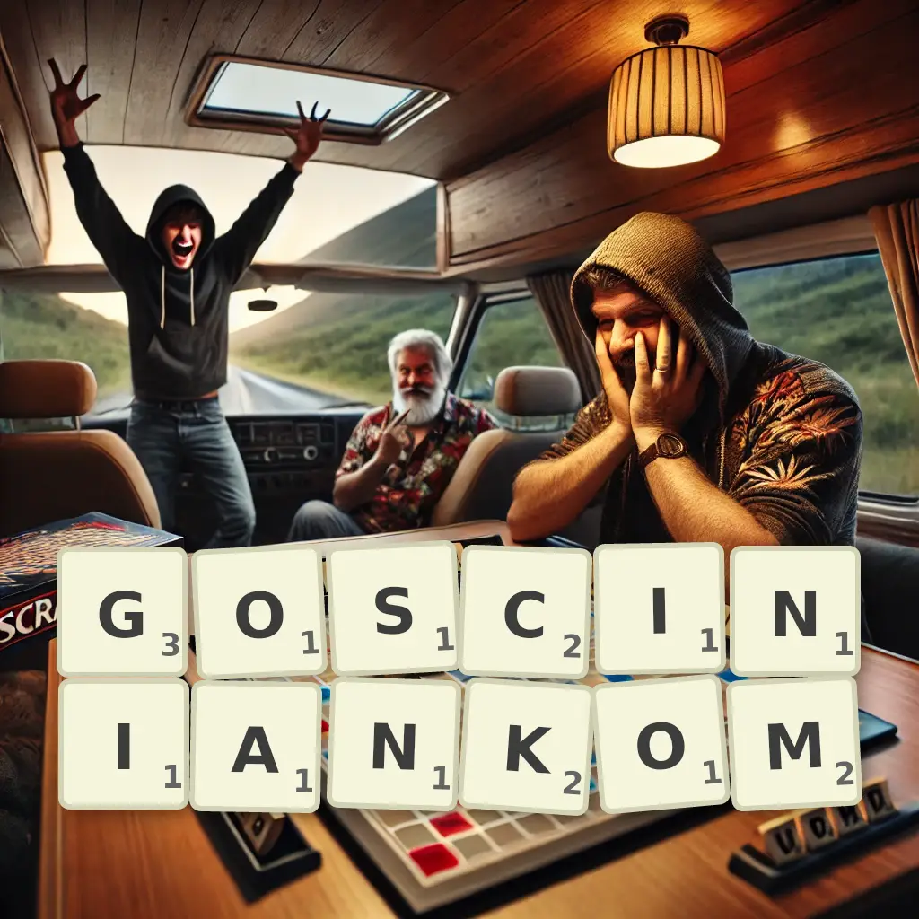 Słowa z liter GOŚCINIANKOM