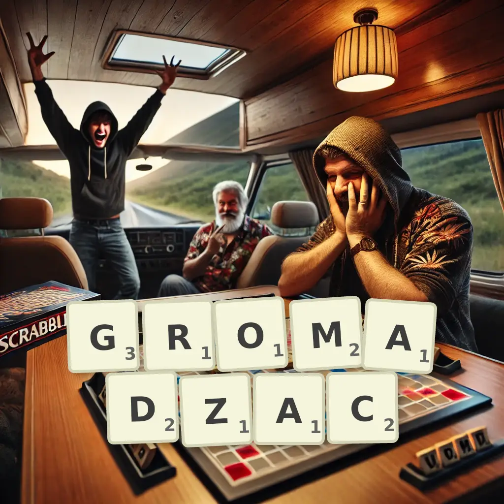 Słowa z liter GROMADZĄC