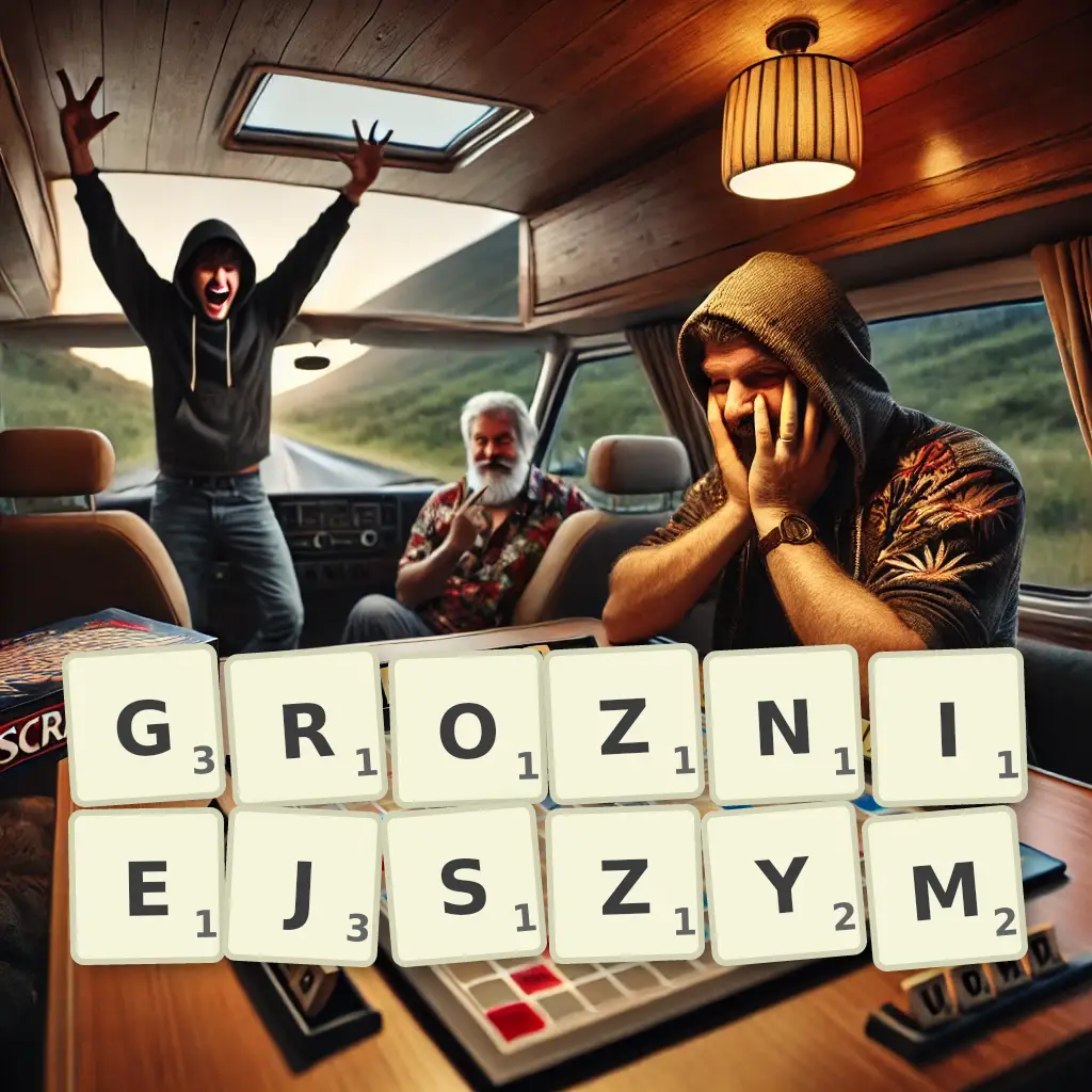 Słowa z liter GROŹNIEJSZYM