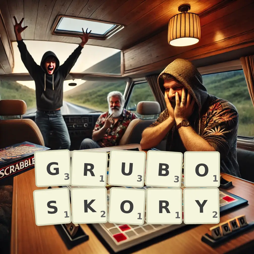 Słowa z liter GRUBOSKÓRY