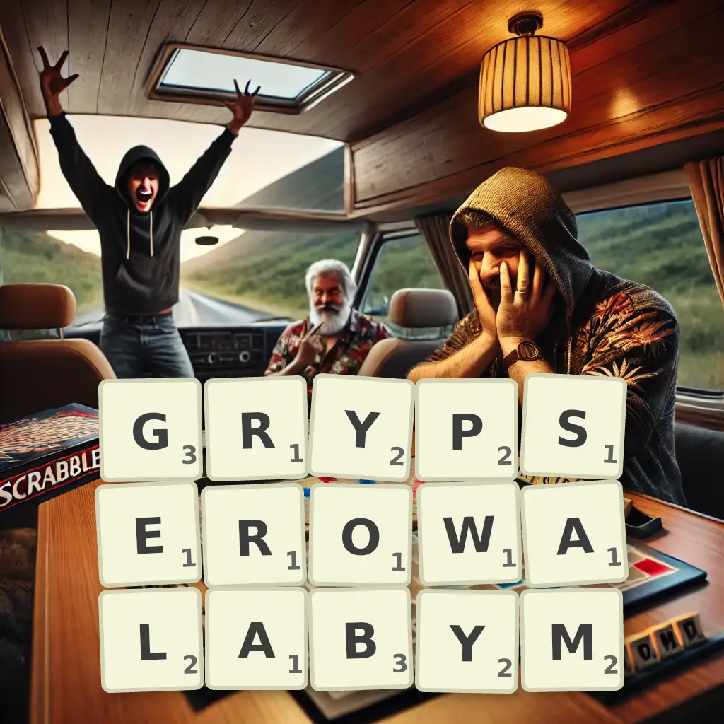 Słowa z liter GRYPSEROWAŁABYM