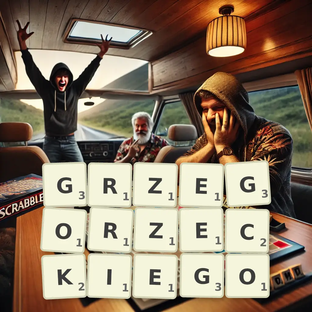 Słowa z liter GRZEGÓRZECKIEGO