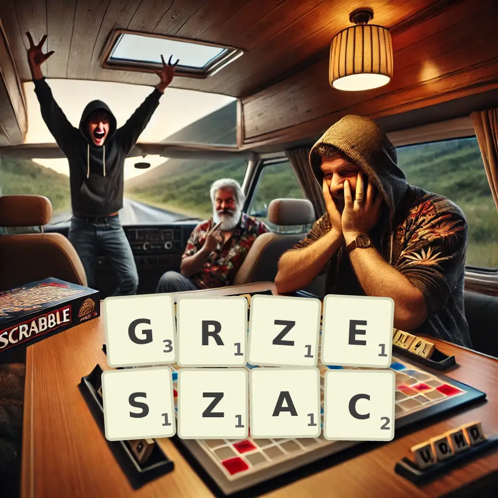 Słowa z liter GRZESZĄC
