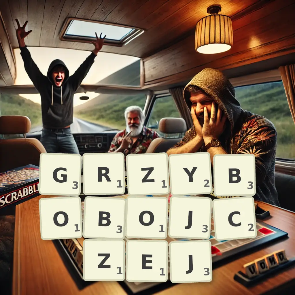 Słowa z liter GRZYBOBÓJCZEJ