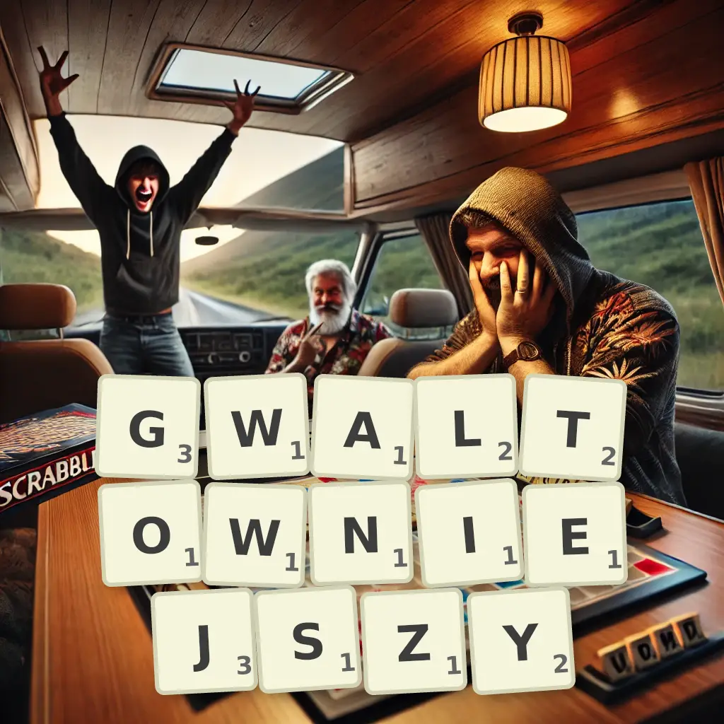 Słowa z liter GWAŁTOWNIEJSZY