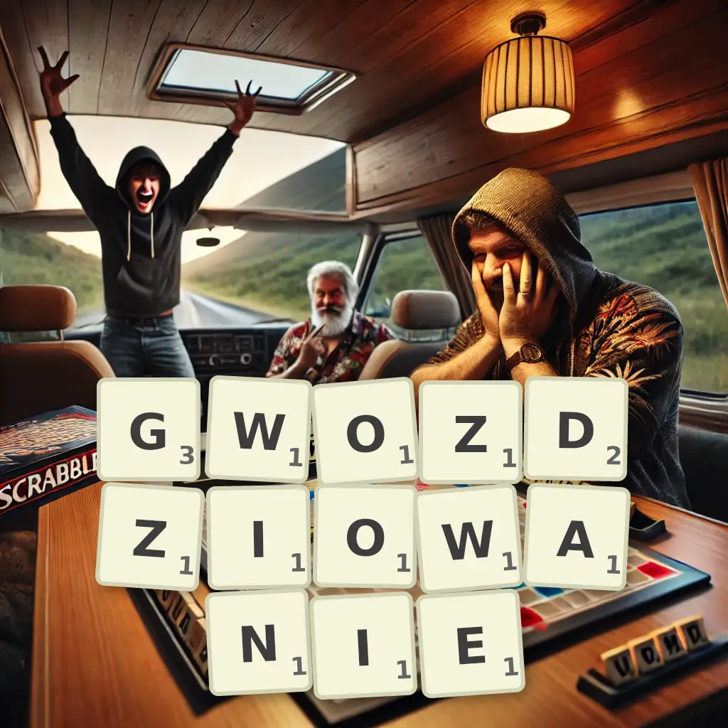 Słowa z liter GWOŹDZIOWANIE