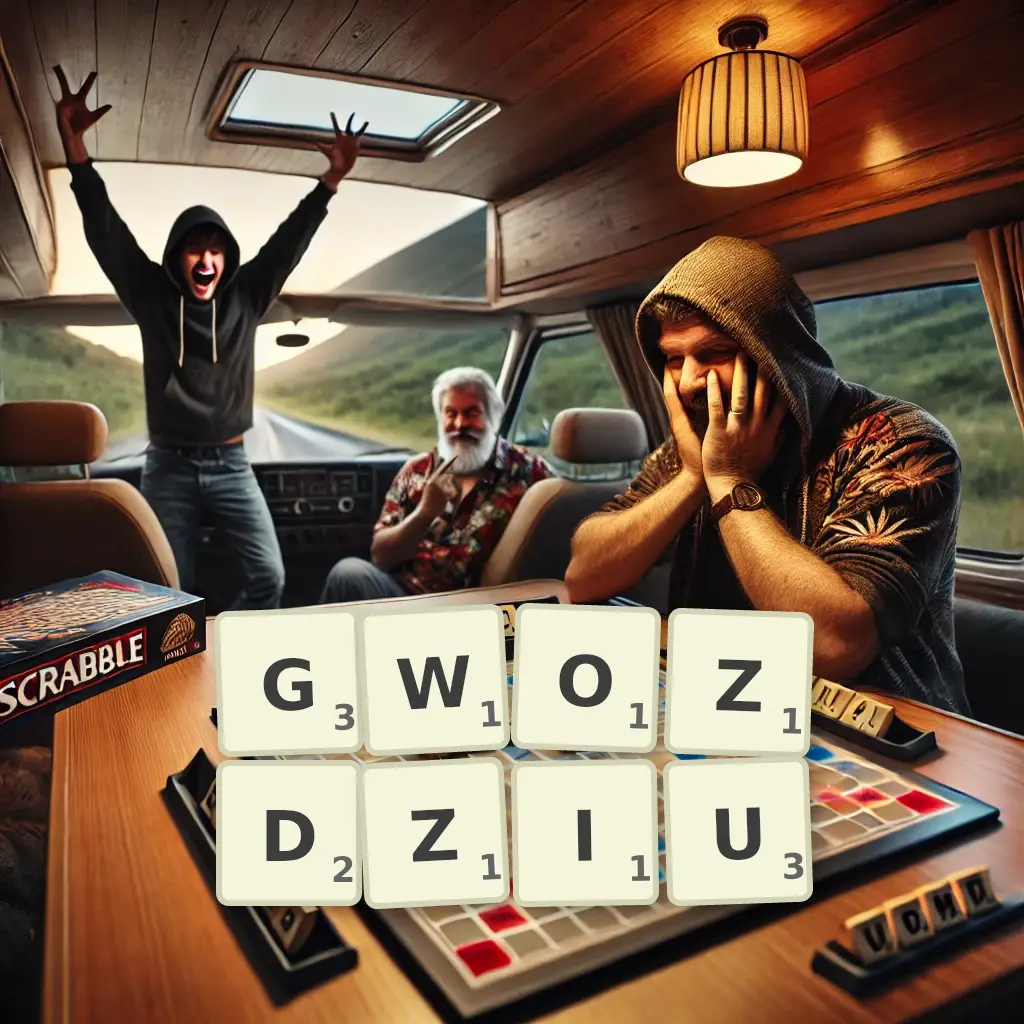 Lista słów z liter GWOŹDZIU Słowa z liter GWOŹDZIU