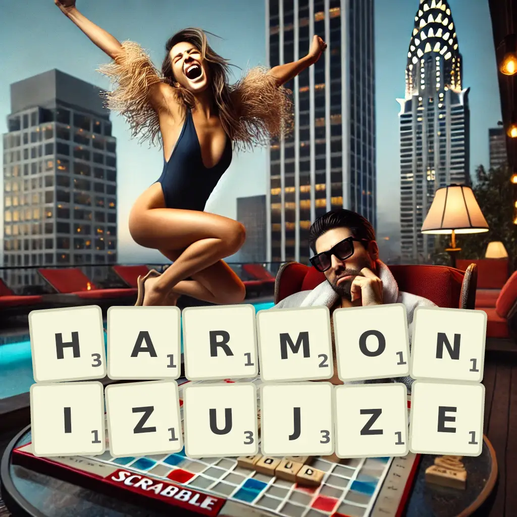 Słowa z liter HARMONIZUJŻE