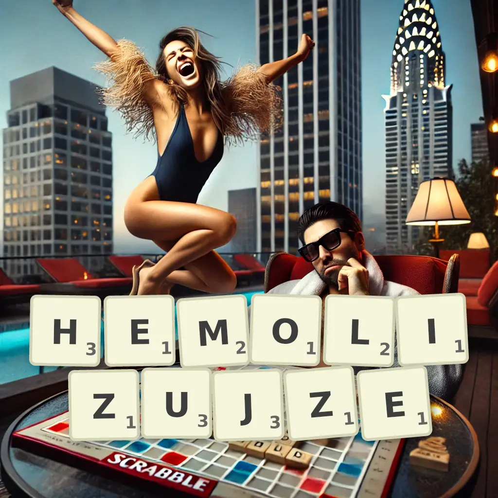 Słowa z liter HEMOLIZUJŻE