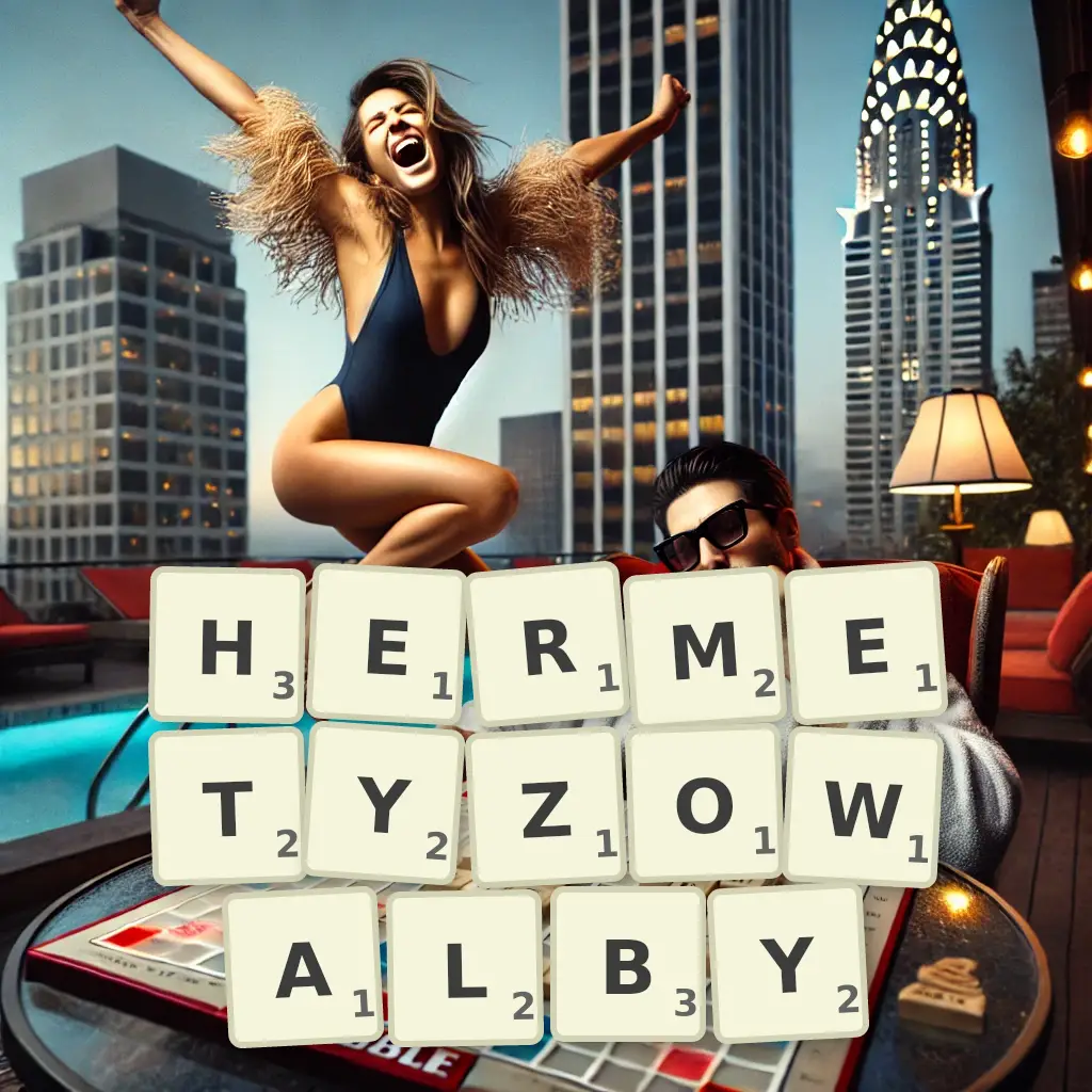 Słowa z liter HERMETYZOWAŁBY