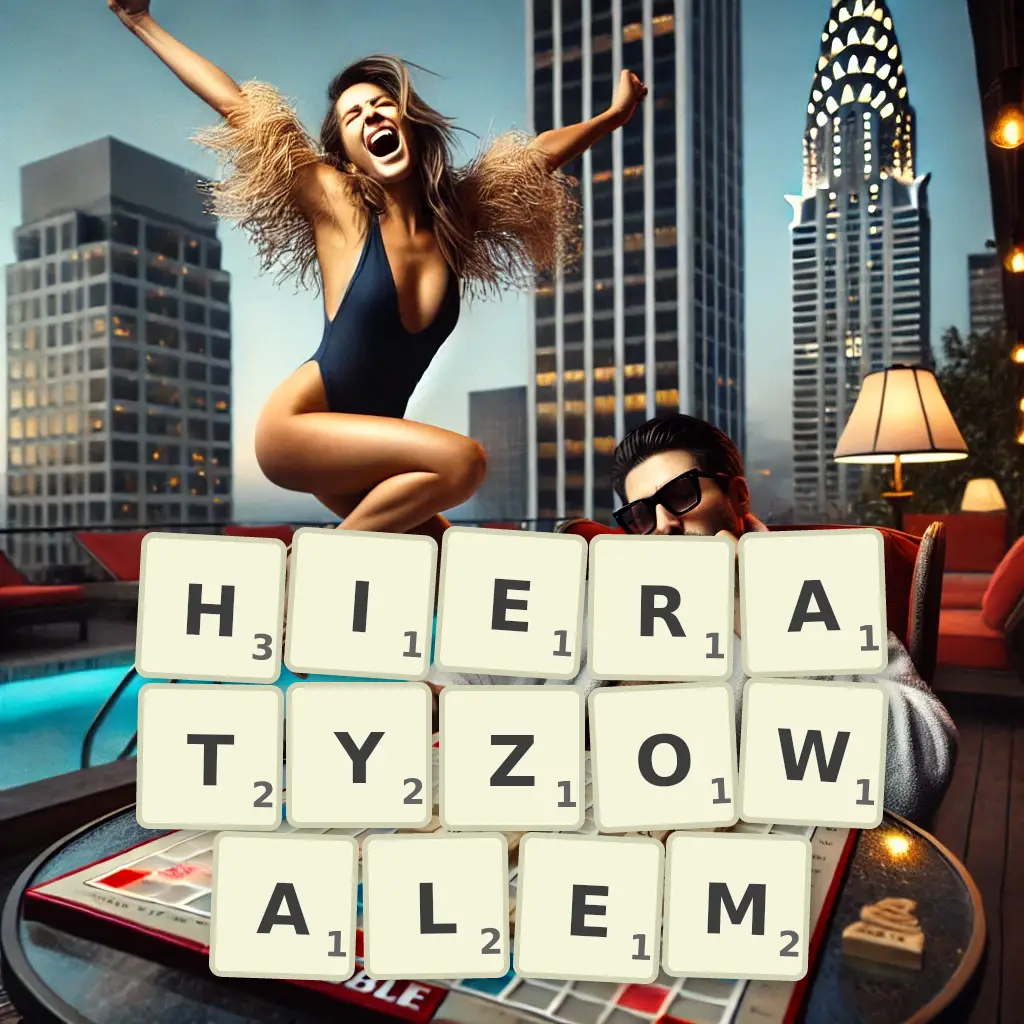 Słowa z liter HIERATYZOWAŁEM