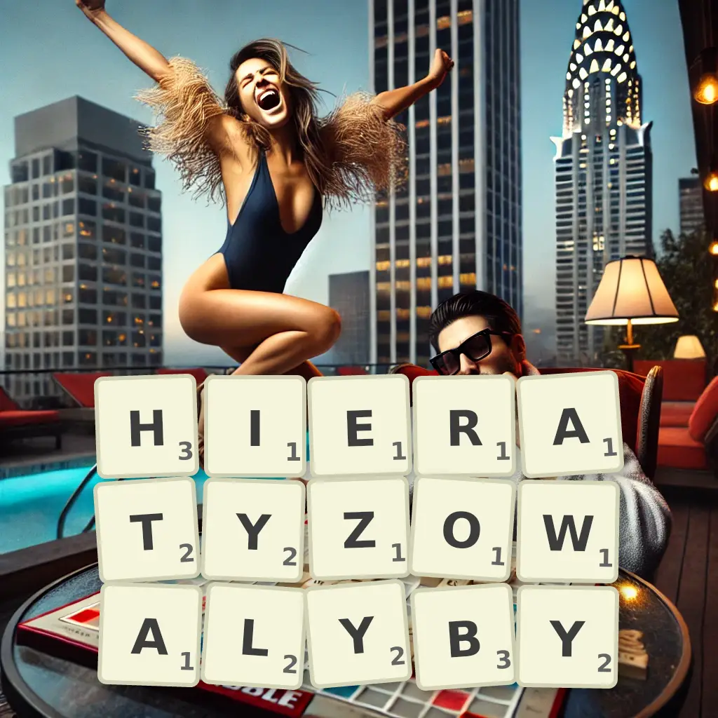 Słowa z liter HIERATYZOWAŁYBY