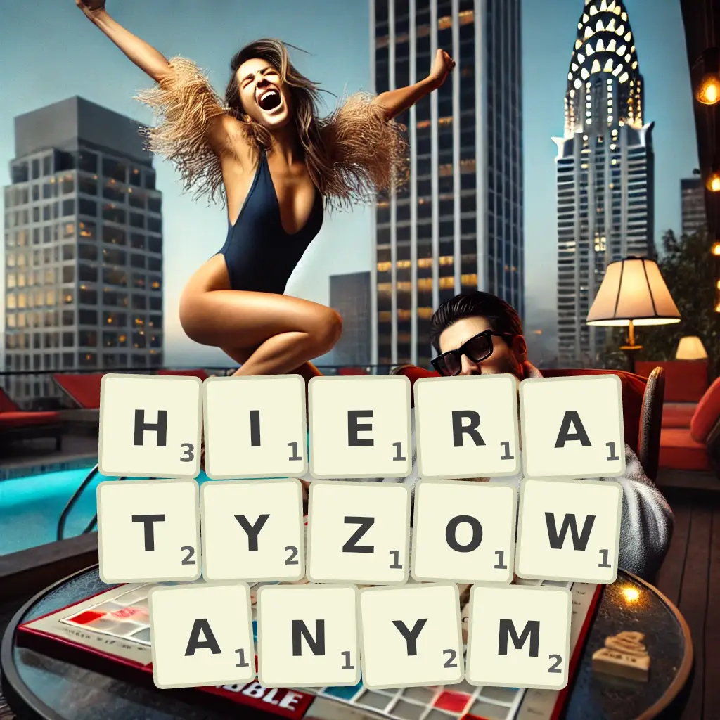 Słowa z liter HIERATYZOWANYM