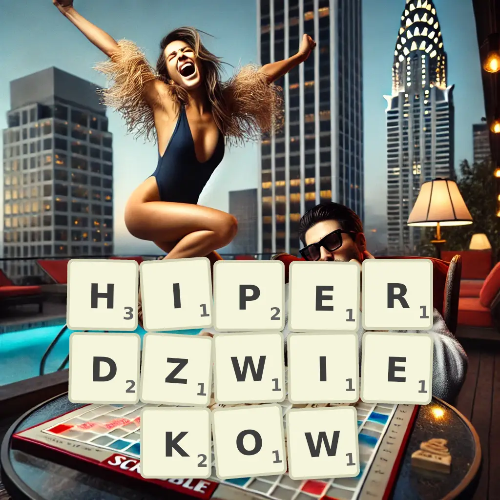 Słowa z liter HIPERDŹWIĘKÓW