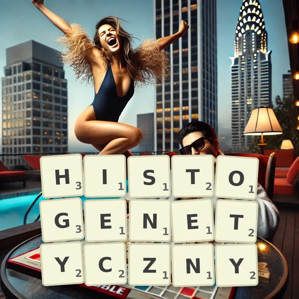 Słowa z liter HISTOGENETYCZNY