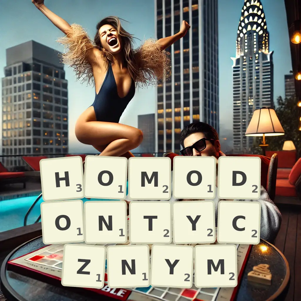 Słowa z liter HOMODONTYCZNYM