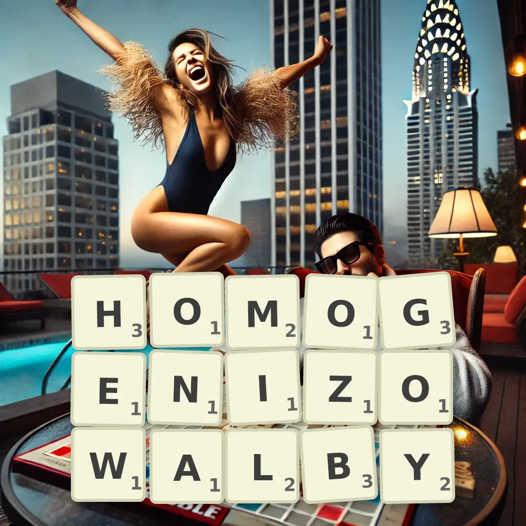 Słowa z liter HOMOGENIZOWAŁBY