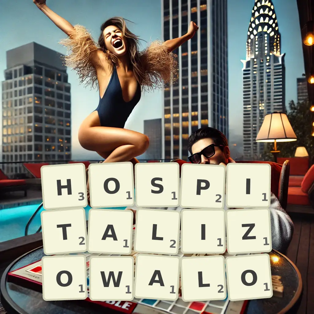 Słowa z liter HOSPITALIZOWAŁO