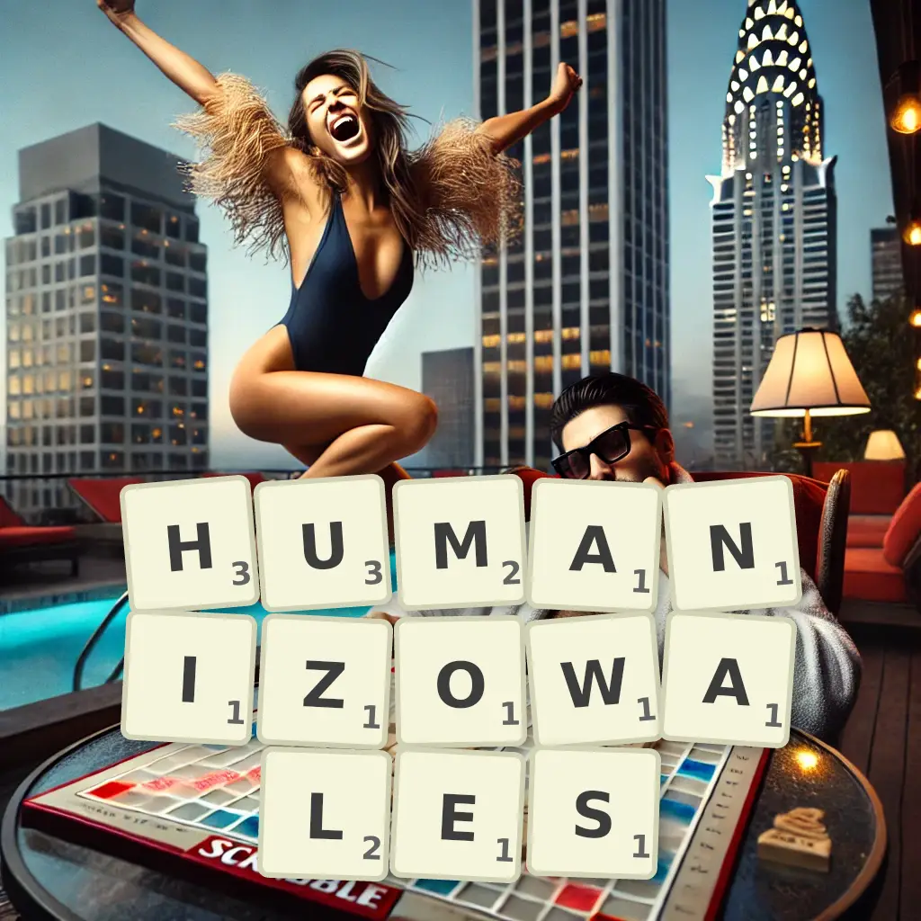 Słowa z liter HUMANIZOWAŁEŚ