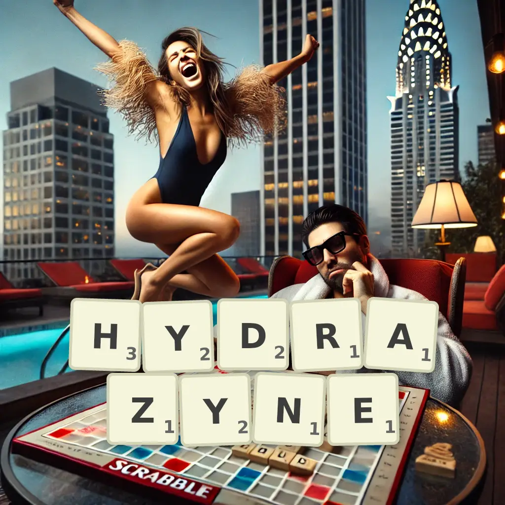 Słowa z liter HYDRAZYNĘ