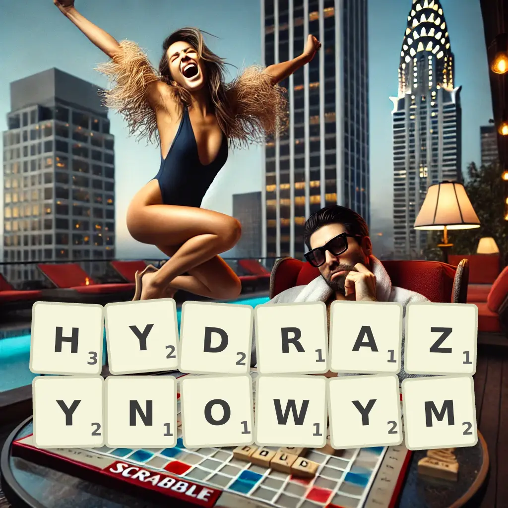 Słowa z liter HYDRAZYNOWYM