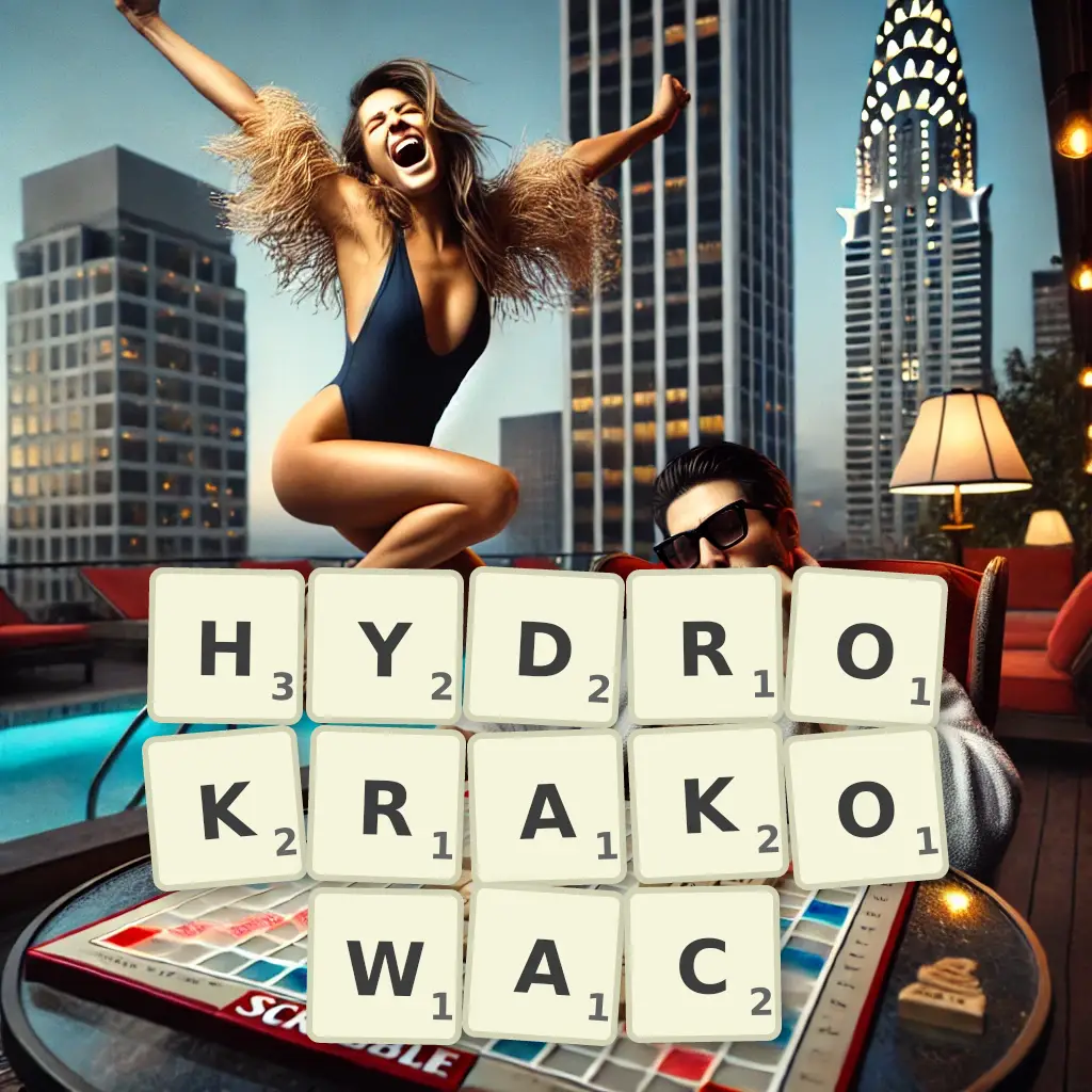 Słowa z liter HYDROKRAKOWAĆ