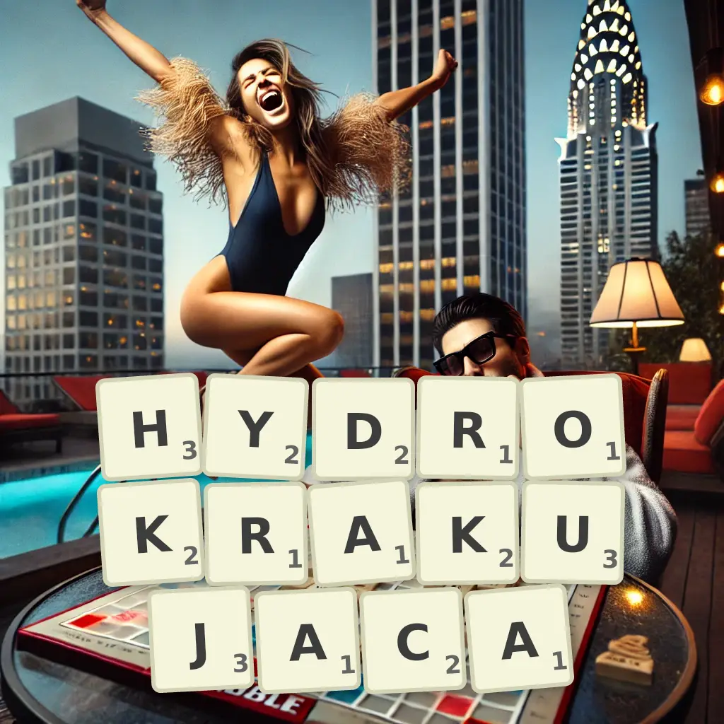 Słowa z liter HYDROKRAKUJĄCA