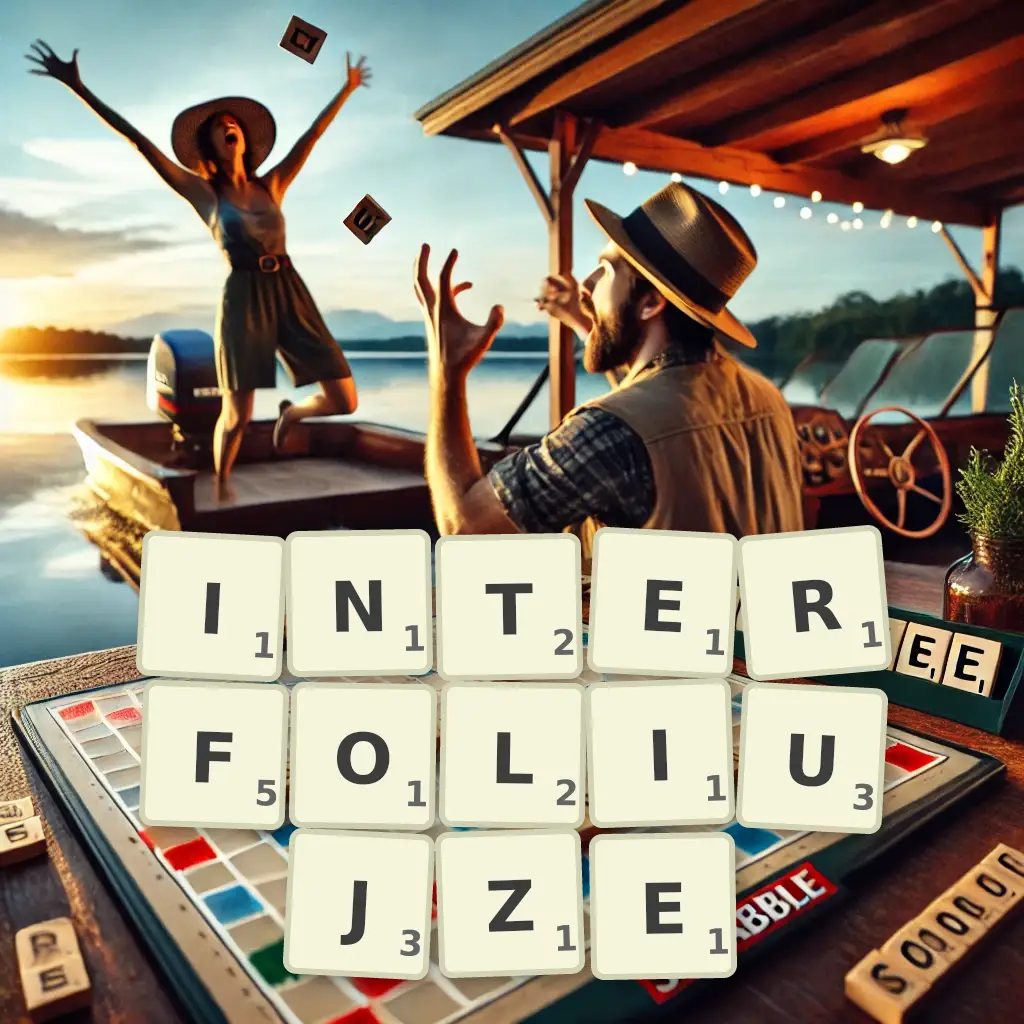 Słowa z liter INTERFOLIUJŻE