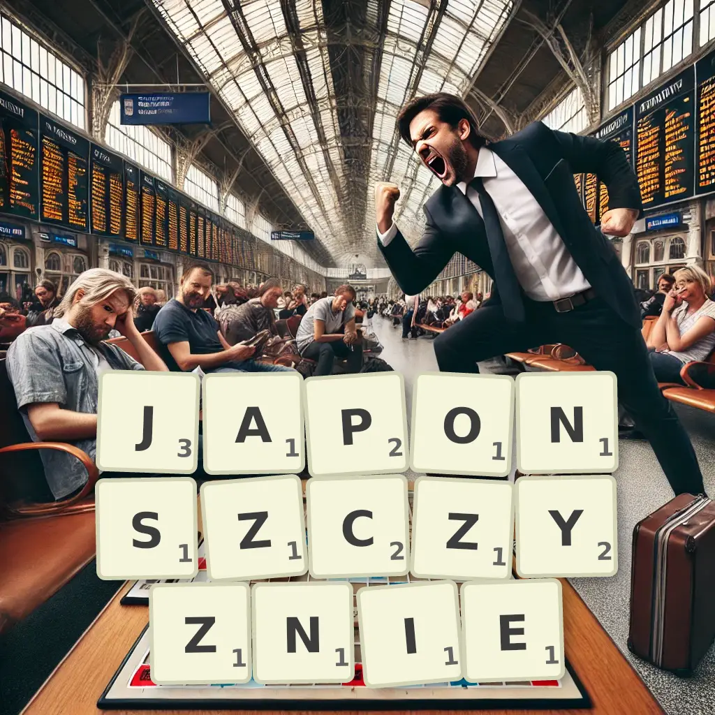 Słowa z liter JAPOŃSZCZYŹNIE