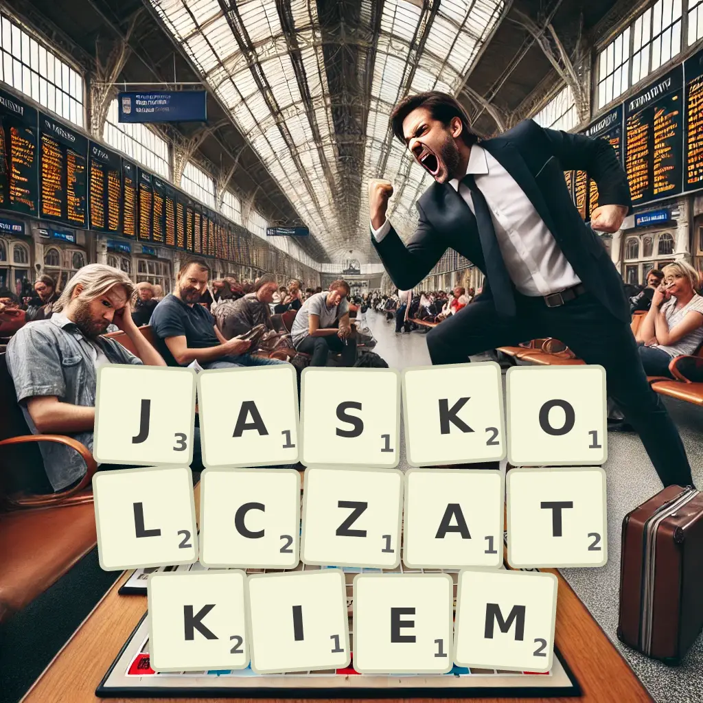 Słowa z liter JASKÓŁCZĄTKIEM