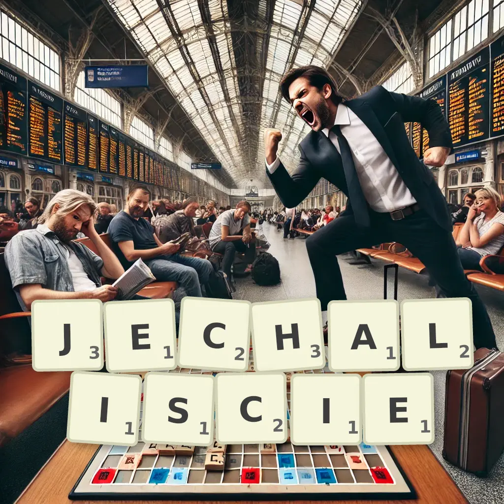 Słowa z liter JECHALIŚCIE