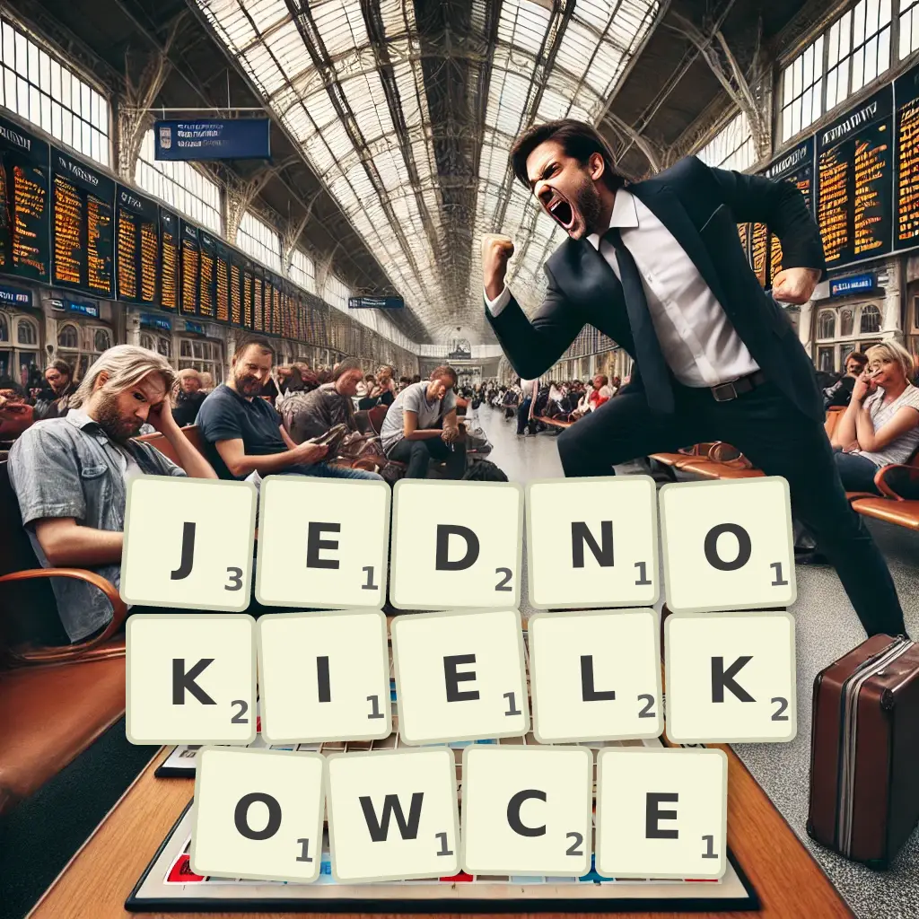 Słowa z liter JEDNOKIEŁKÓWCE