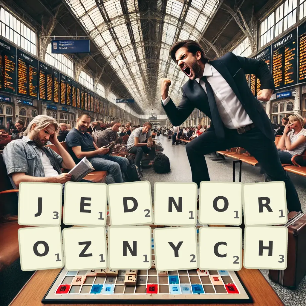 Słowa z liter JEDNOROŻNYCH