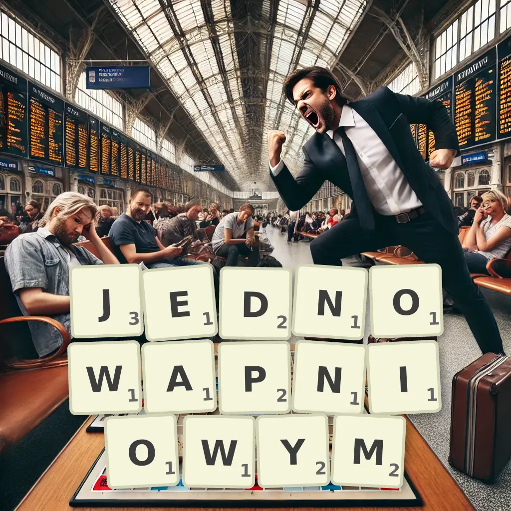 Słowa z liter JEDNOWAPNIOWYM