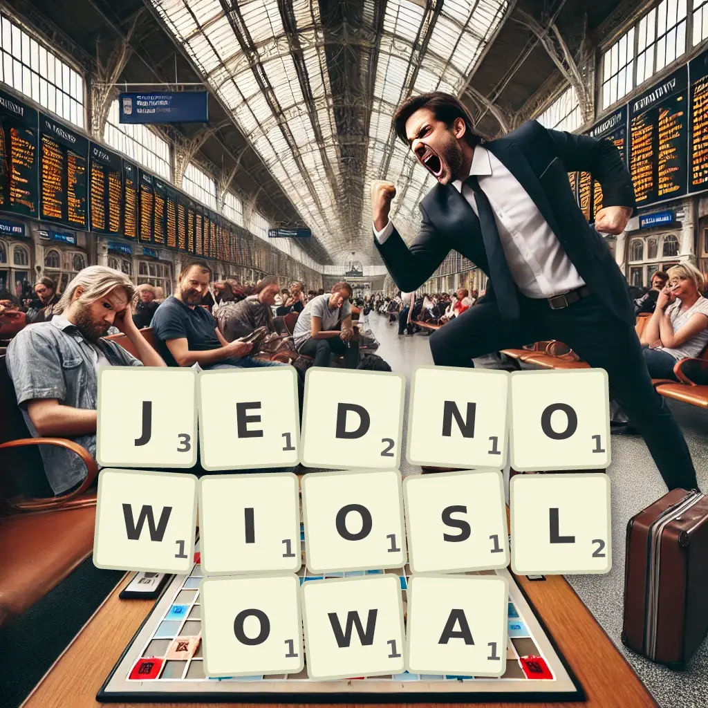Słowa z liter JEDNOWIOSŁOWĄ