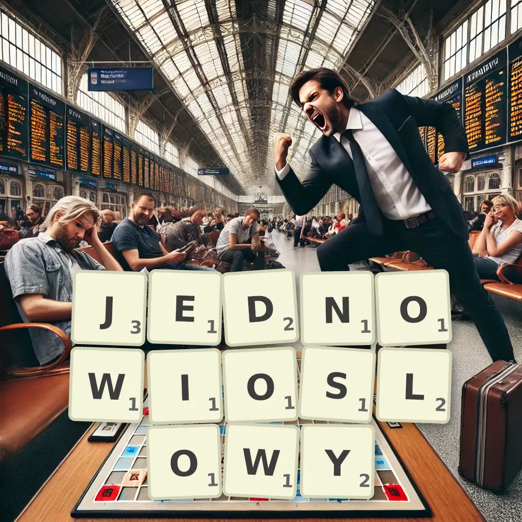 Słowa z liter JEDNOWIOSŁOWY