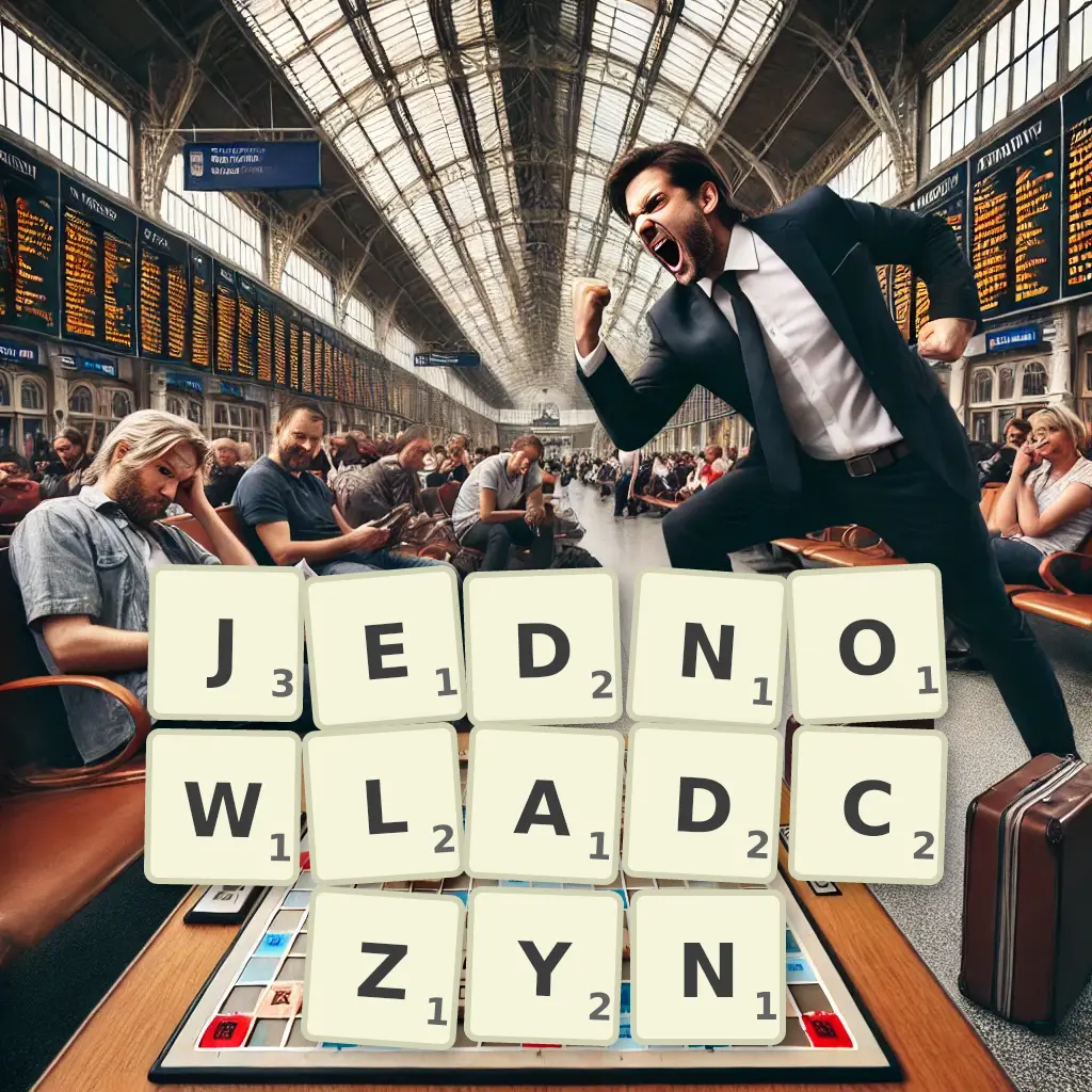 Słowa z liter JEDNOWŁADCZYŃ