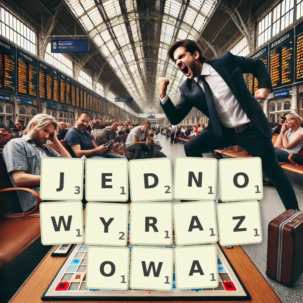 Słowa z liter JEDNOWYRAZOWĄ