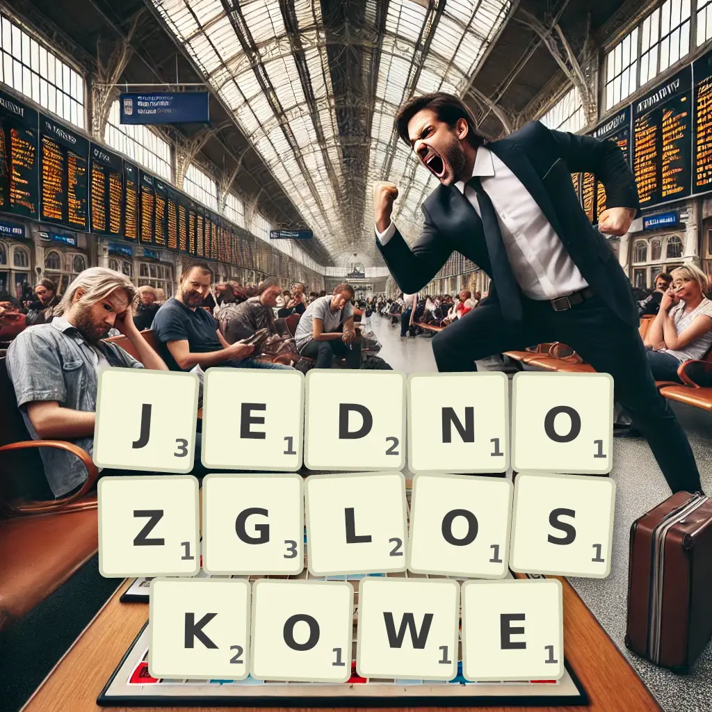 Słowa z liter JEDNOZGŁOSKOWE