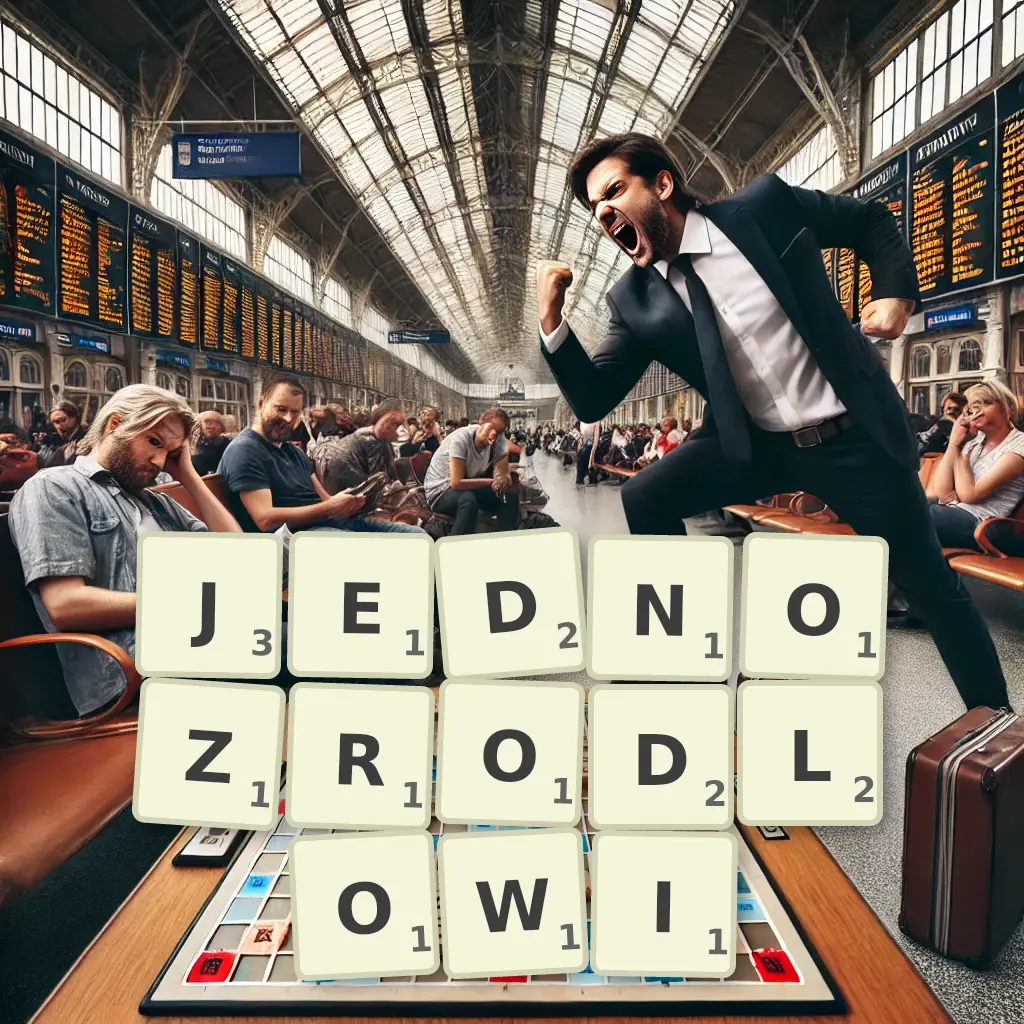 Słowa z liter JEDNOŹRÓDŁOWI