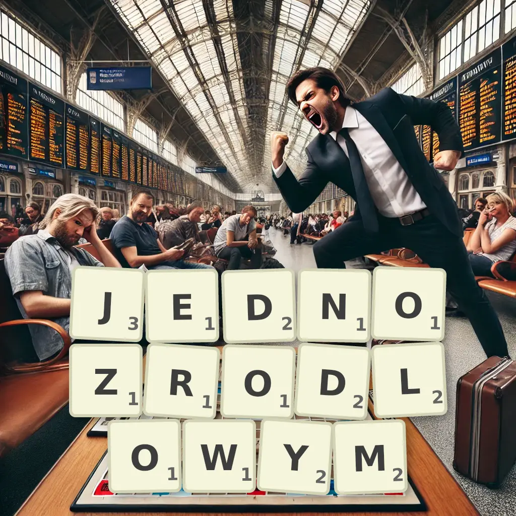 Słowa z liter JEDNOŹRÓDŁOWYM