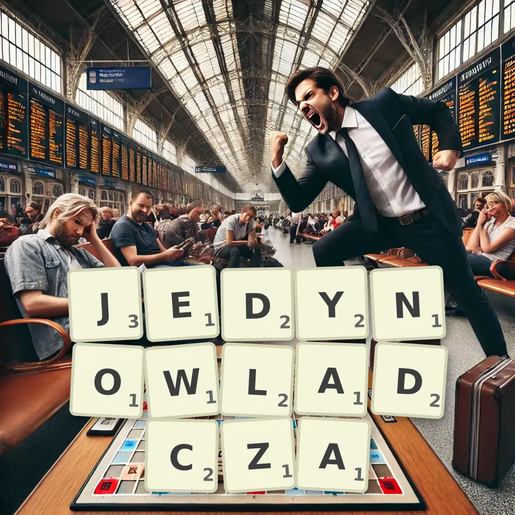 Słowa z liter JEDYNOWŁADCZĄ